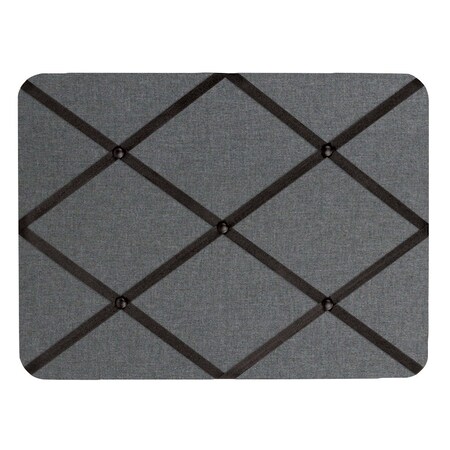 United Visual Products Slim Enclosed Corkboard, 36"x48", Satin Alum Frame/Cobalt UVEB3648-SATIN-COBACC